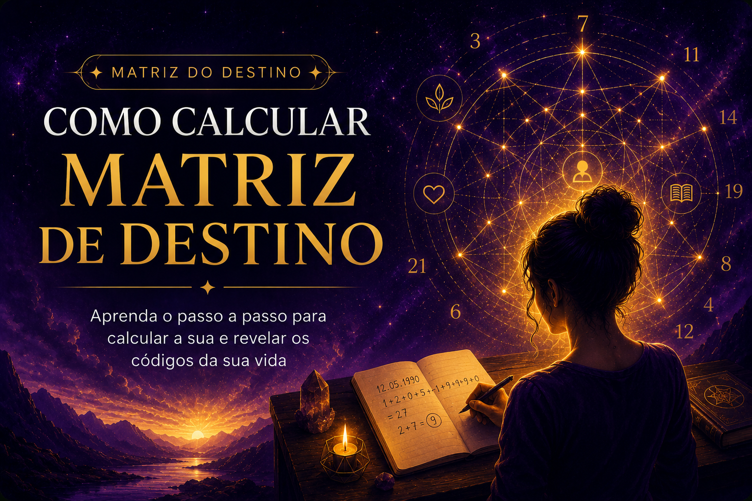 Como calcular matriz do destino