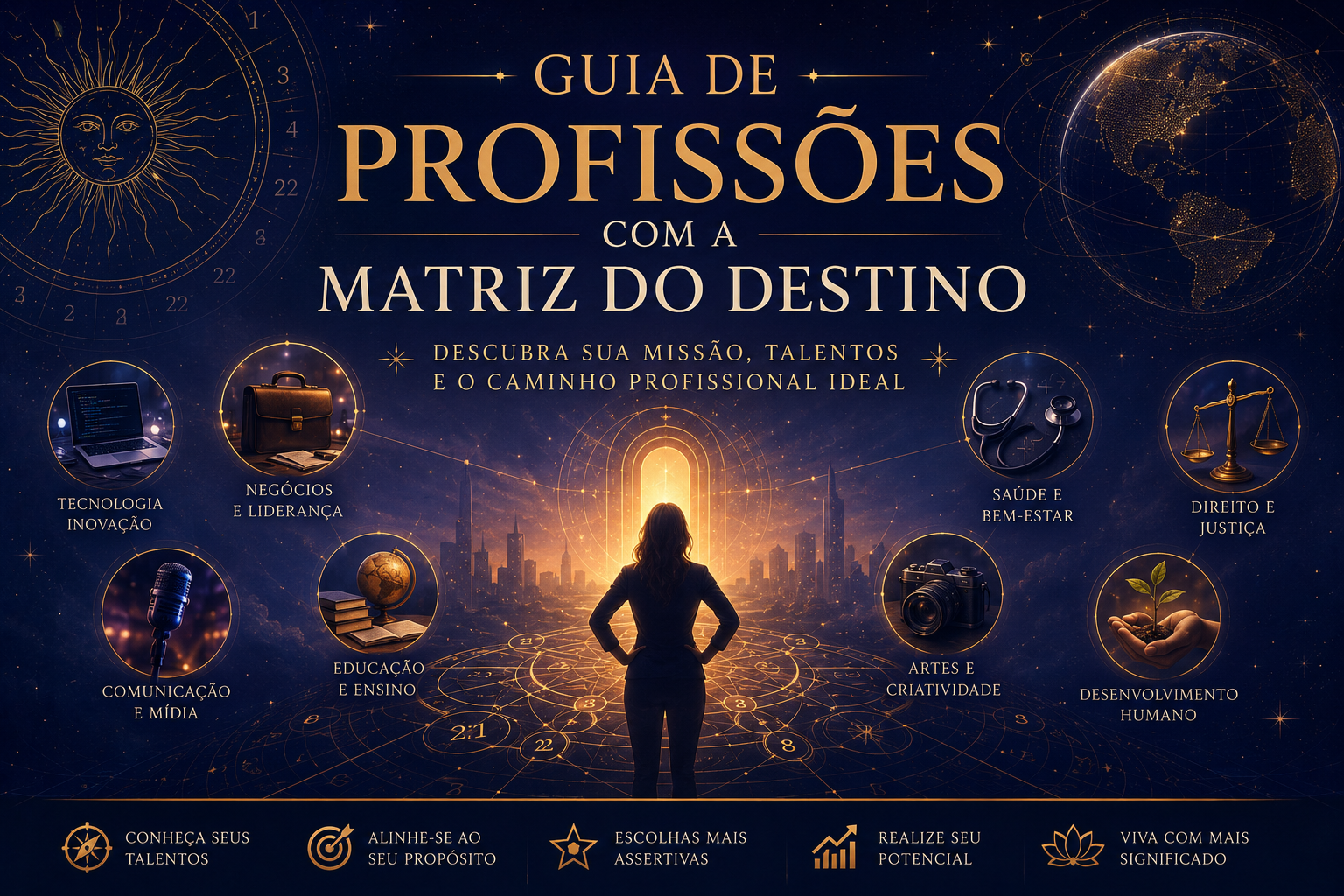 Guia de Profissões com Matriz de destino